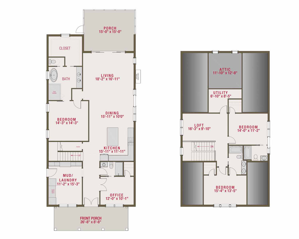 farmhouse home diagram