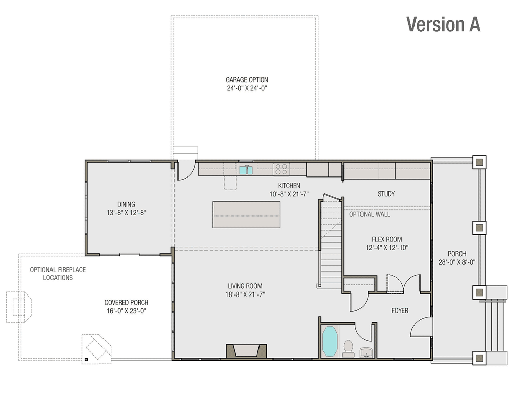 First Floor Plan Version A
